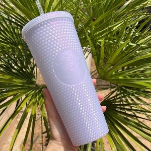 Starbucks Venti 2021 Icy White/Lilac Studded Tumbler